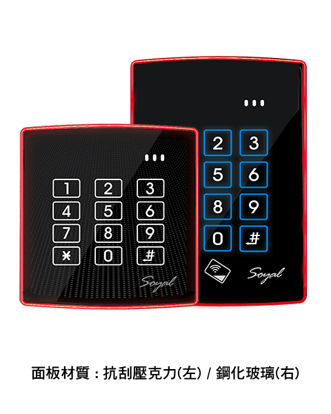 SOYAL AR-888-K 嵌入式觸控背光型多功能讀頭
