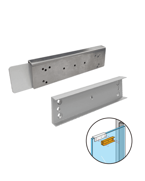 SOYAL AR-0600M-UA U-Bracket and Armature Plate Bracket Set – for 600 lb Electric Lock