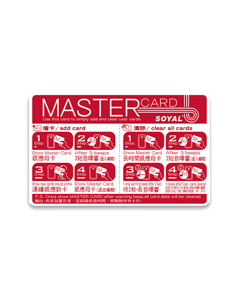 SOYAL AR-TAGCI3W50-MASTER 設定卡