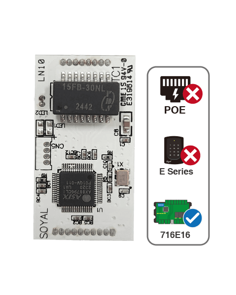 SOYAL DMOD-NETMA16 AR-716-E16專用 TCP/IP網卡