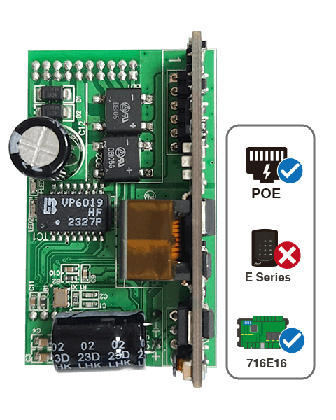 SOYAL DMOD-POE1204B AR-716-E16 Dedicated TCP/IP TCP/IP Module + Built-in PoE (PD 30W)